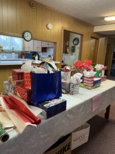 Three tables for three families this Christmas. Thank you everyone!